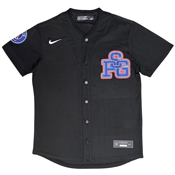 Paris saint-germain divisa da baseball PSG maglia nera kit da calcio per adulti maglia da calcio da uomo maglietta sportiva 2025-2026